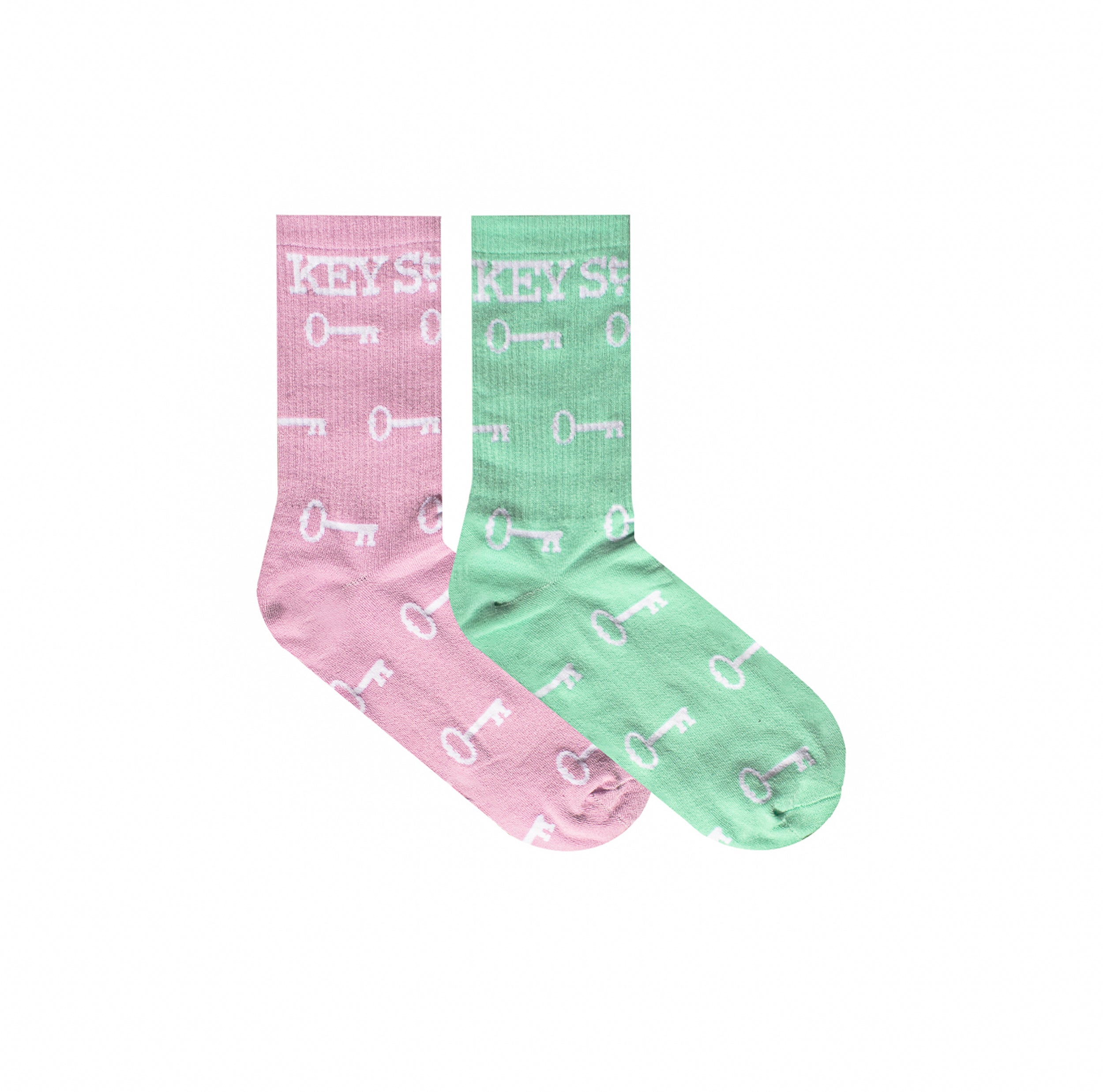 The Mismatch Sock - Teal and Pink