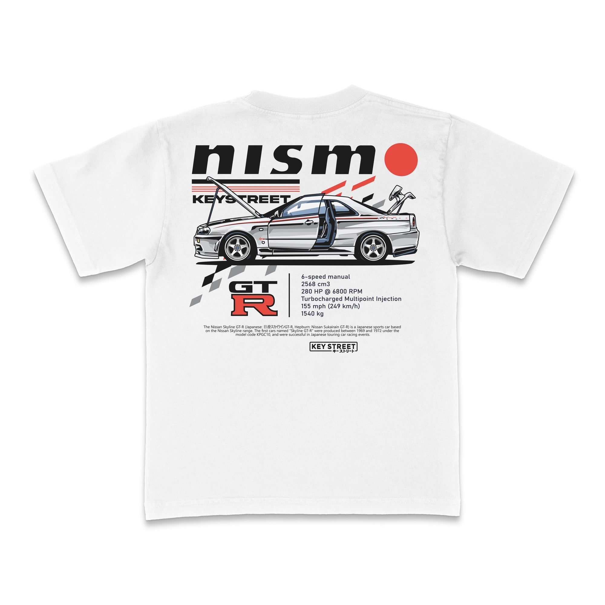 Key Street x Nismo GTR tee