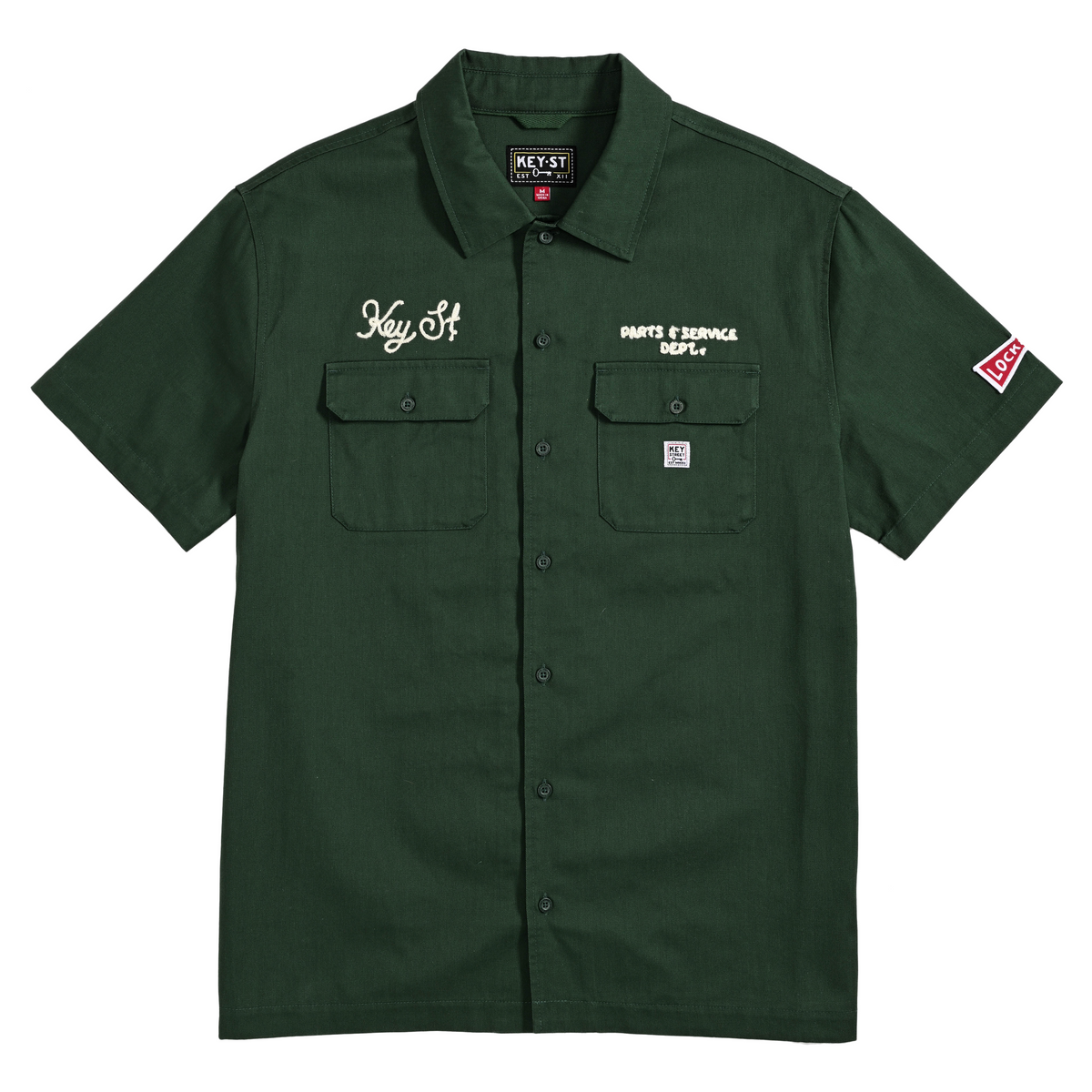 Parts & Service Work Shirt Green