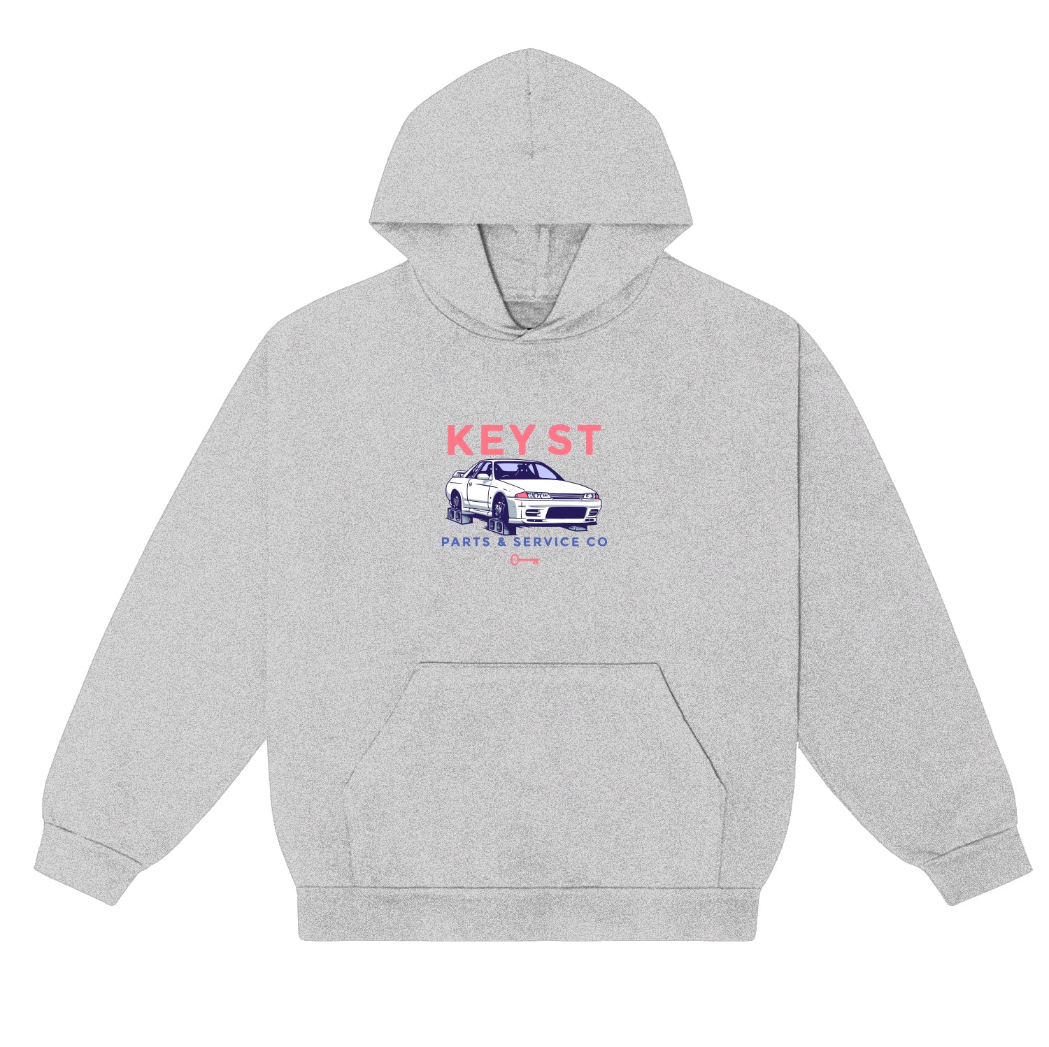 Parts and Service Hoodie - Heather Grey